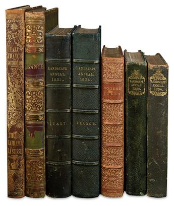 (EUROPE.) Group of 7 illustrated volumes concerning mainly France and Italy.